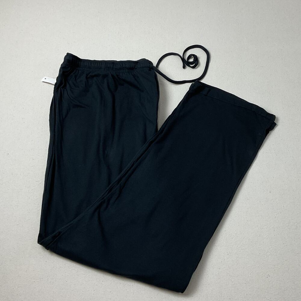 Amazon Essentials Mens XXL Black Cotton Lounge Pajama Pants NWT